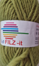 Filzwolle Filz It Fb. 27 Uni Apfelgrün von G-B