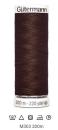 Nähgarn Allesnäher 200 m Polyester Fb. 694 Schokobraun von Gütermann