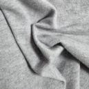 Strickstoff 100% Merino hellgrau melange