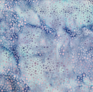 Batikstoff Island batiks Passion Petals - Blue Dots von Makower