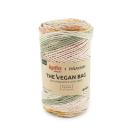 Mehrfarbiges Garn Lyocell Ananasfaser The Vegan Bag Colors Fb. 102 - Rostrot-Rosé-Grün