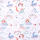 Regenjackenstoff Katia Translucent s/s Unicorn is in the air