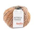 Azteca Tweed Fb. 302 - Rosé-Leuchtorange-Grünblau Katia Wolle