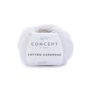 Baumwollgarn Cotton-Cashmere Fb. 52 Weiß von Katia