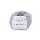 Baumwollgarn Cotton-Cashmere Fb. 56 Steingrau von Katia