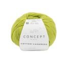 Baumwollgarn Cotton-Cashmere Fb. 84 Pistaziengrün von Katia