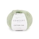 Baumwollgarn Cotton-Yak Fb. 130 Weiß-grün von Katia