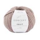 Inuit Strickgarn Schurwolle Merino fine & Superfine Alpaka Fb. 55 Rose von Katia