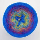 Verlaufsgarn Lady Dee ́s Traumgarne Bobbel 4fädig 250 g 1000m Fb. Crazy oase 4