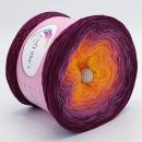 Verlaufsgarn Lady Dee ́s Traumgarne Bobbel 4fädig 250 g 1000m Fb. Oase des Sonnenuntergangs