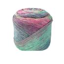 Tanzania Baumwolle-Viskose-Garn Fb. 31028 Pink-Lila-Mint von Lana Gatto