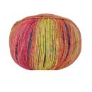 Garn Vienna Fb. 70 Blau- rot-ockergold von Lana Gatto