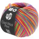 Merino Wolle Cool Wool Print Fb. 703 Lila/Grün/Himbeer/Orange/Gelb/Blau