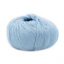 Baby soft Fb. 204 Himmelsblau 50% Baumwolle 50% Soyafaser von Laines du Nord