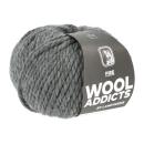 Wooladdicts Fire Fb. 0005 Grau melange Merino Extrafein Super Bulky