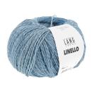 Linello Leinen-Baumwolle-Viskose-Garn mit langem Verlauf Fb. 222 Blau