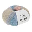 Aurora Alpakagarn Fb. 3 Blau-grün-lachs-sand von Langyarns