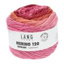 Merino 120 degrade FB. 16 Rot-pink-orange