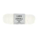 Lang Jawoll Sockengarn Superwash mit 5 g Beilaufgarn Fb. 94 wollweiß
