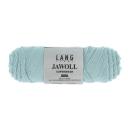 Langyarns Jawoll Sockenwolle 4-fach mit Beilaufgarn superwash Fb. 372 Aqua graublau