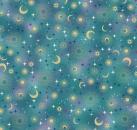 Patchworkbaumwolle Luna Constellation 073-T Teal Makower