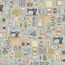 Patchworkbaumwolle Atelier Couture Makower Nähutensilos