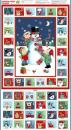 Patchworkbaumwolle Weihnachten Panelstoff Adventskalender von Makower