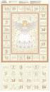 Patchworkbaumwolle Panel Advent Angel Cream 042-Q by Makower