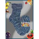 Opal Sockenwolle 4-fach Funny Fruits Fb. 11416 Traubenschmaus