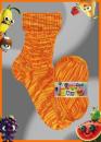 Opal Sockenwolle 4-fach Funny Fruits Fb. 11414 Bananenstampf