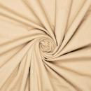 Webware Baumwolle mit Elastan mit Peach-Finish Fb. Sand-Beige