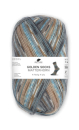 Sockenwolle 4-fädig Golden Socks Matterhorn Fb. 450-08 braun-türkis