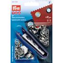 541374 Prym Ösen und Scheiben MS 8 mm silberfarbig