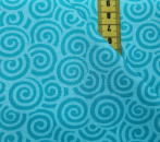 Patchworkbaumwolle Me&MySister Flower Sacks Fb. Türkis Spirale
