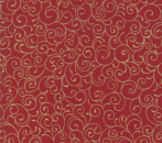 Moda Cardinal Song Metallic by Moda in Rot-Gold