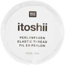 Rico Design itoshii Perlonfaden elastisch transparent 1mm 3m