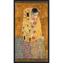 Patchworkbaumwolle Gustav Klimt Panel Der Kuss