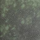 Patchworkbaumwolle Jeweled Leaves The Parvaneh Collection for Robert Kaufman Moos grün mit Golddruck