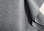 Mantelflausch 80 % Wolle 20% Polyester mittelgrau melange