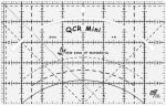 Lineal QCR Mini 5x8 inch von Sew kind of Wonderful