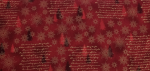 Patchworkbaumwolle Star Sprinkle by Stoffabrics 4599-404 dunkelrot mit gold