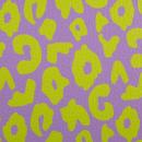 Kunstleder Happy Collection Cherry Picking Leo lila-neongrünKunstleder Happy Collection Cherry Picking Leo lila-neongrün