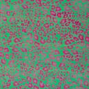 Jersey Baumwolle Madrid Leo Print grün-pink by Swafing