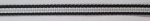 Ripsband gestreift grau 6mm