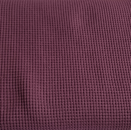 Waffel Jersey 95% Baumwolle 5% Elastan GOTS Fb. Aubergine