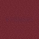 Jersey Baumwolle JERSEY DOTS - BORDEAUX