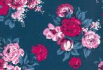 010505221 Westfalenstoffe Blumen pink blau