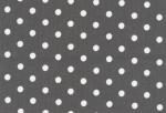 Baumwollstoff Bergen anthrazit-weiß Punkte von Westfalenstoffe