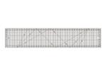 Universal-Lineal 80x16 cm - antirutsch beschichtet von SewMate