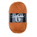 Trekking 6-Fach Sockenwolle Tweed Fb. 1803 Terracotta-Orange von Atelier Zitron-